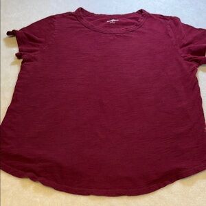 Old Navy burgundy Relaxed Short Sleeve Tee